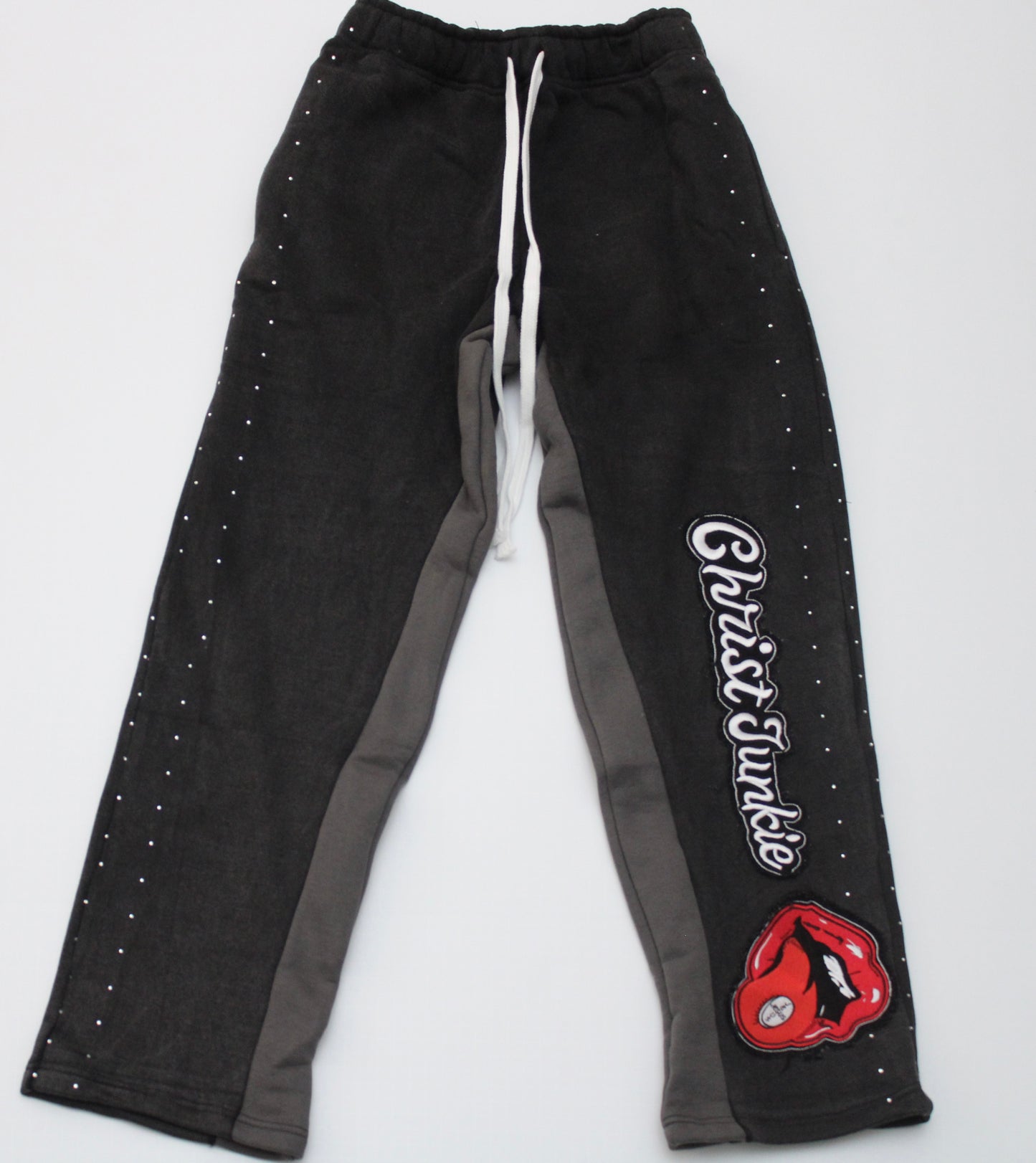 Black “Christ Junkie” - Sweatpants v2